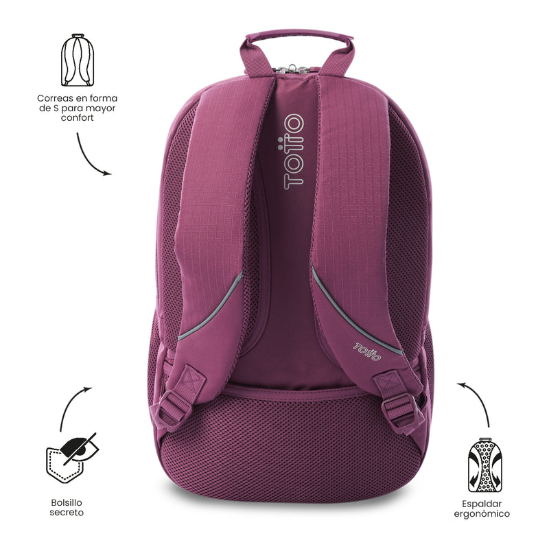 Mochila Universitaria Porta PC 15.4" Cambri 2.0 Rosado Mujer