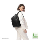 Mochila Universitaria Modena M2 Shiny Porta PC 13" Negro Mujer