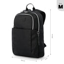 Mochila Universitaria Modena M2 Shiny Porta PC 13" Negro Mujer