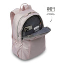 Mochila Universitaria Modena M3 Shiny Porta PC 13" Rosado Mujer
