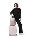 Mochila Universitaria Modena M3 Shiny Porta PC 13" Rosado Mujer