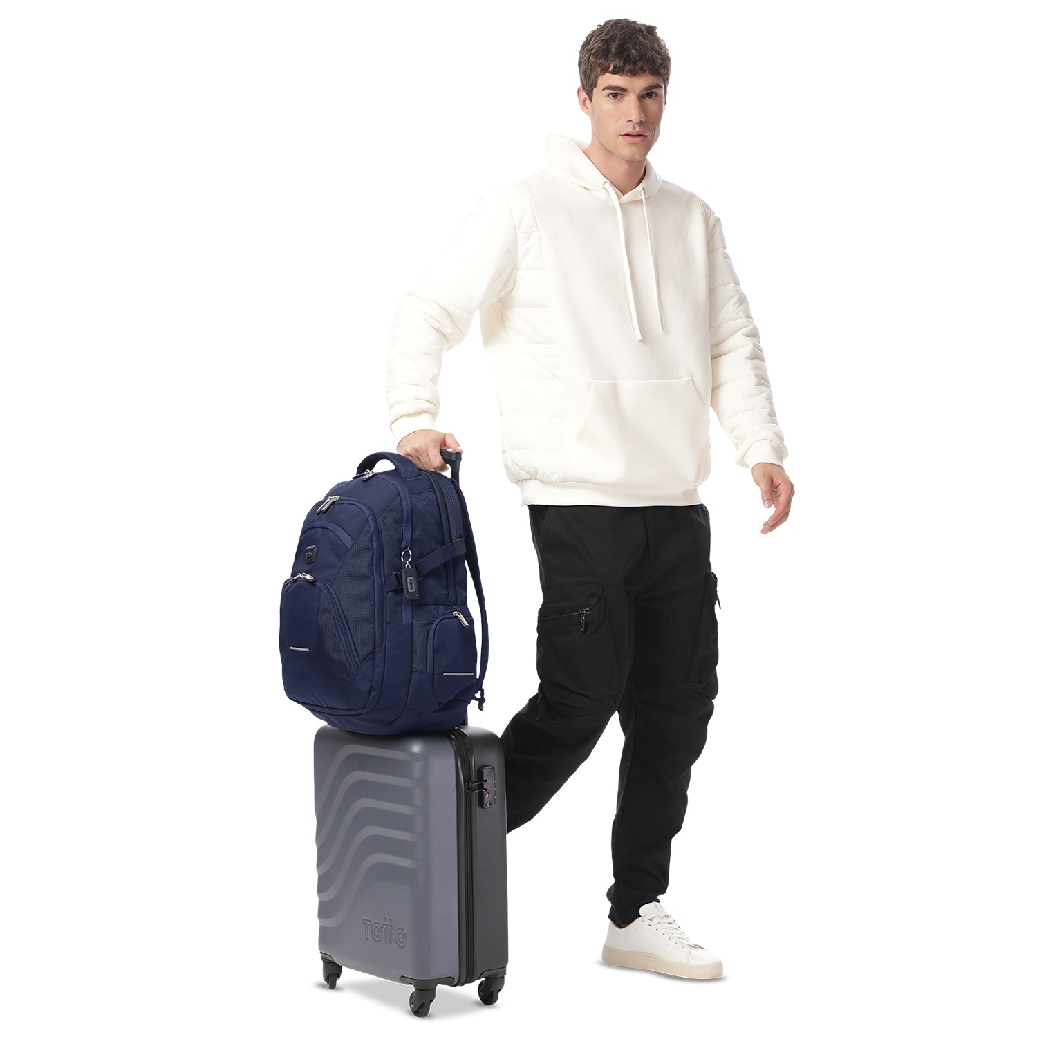 Mochila Tactico Porta PC 15.4"  Polixan 2.0 Azul Hombre