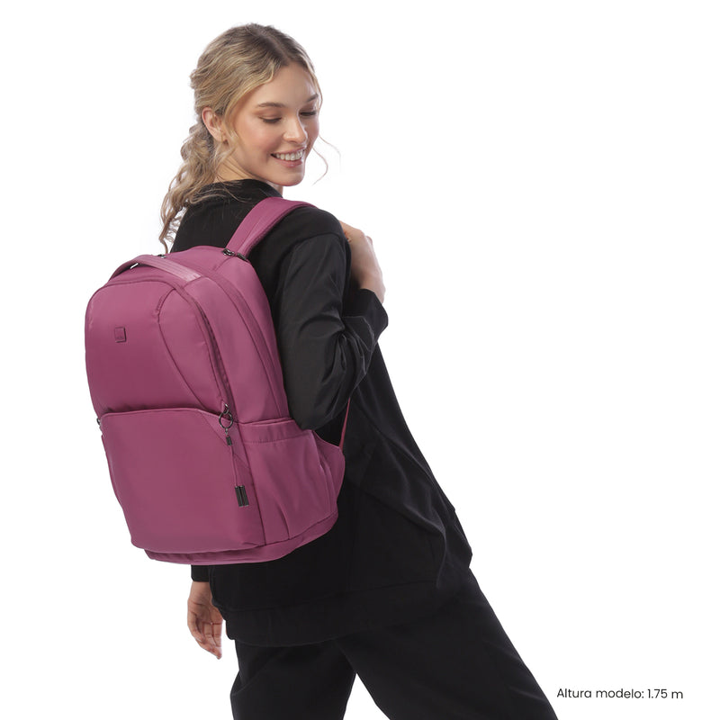 Mochila Ejecutiva Porta PC 16"  Roxanne Rosado Mujer