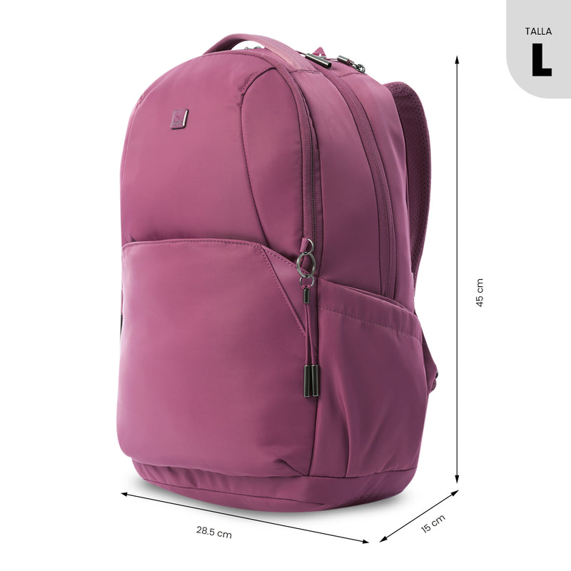 Mochila Ejecutiva Porta PC 16"  Roxanne Rosado Mujer