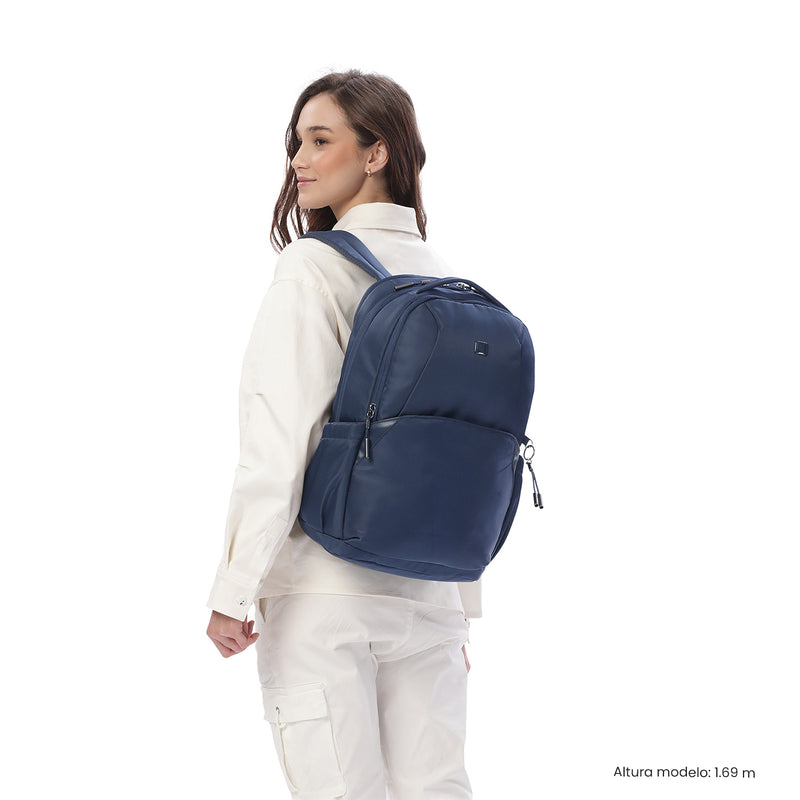 Mochila Ejecutiva Porta PC 16"  Roxanne Azul Mujer