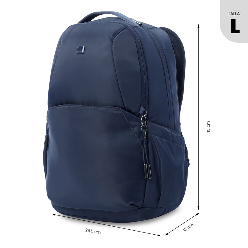 Mochila Ejecutiva Porta PC 16"  Roxanne Azul Mujer