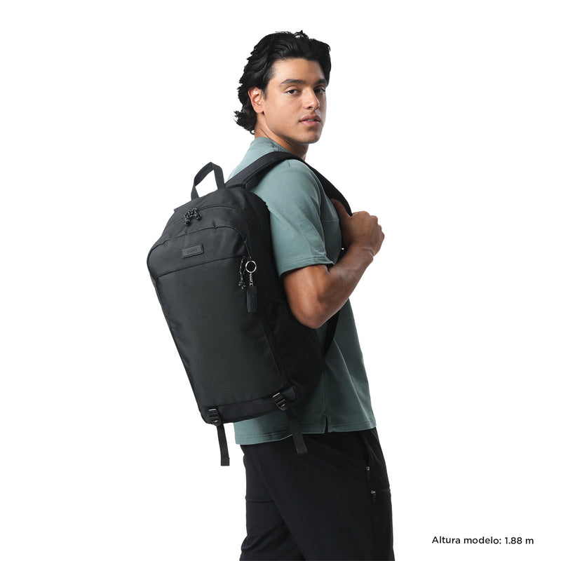 Mochila Universitaria Rambo Porta Laptop 15" Negro Unisex