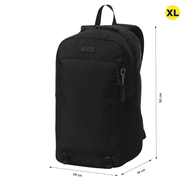 Mochila Universitaria Rambo Porta Laptop 15" Negro Unisex