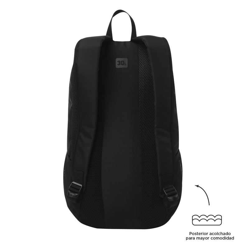 Mochila Universitaria Rambo Porta Laptop 15" Negro Unisex