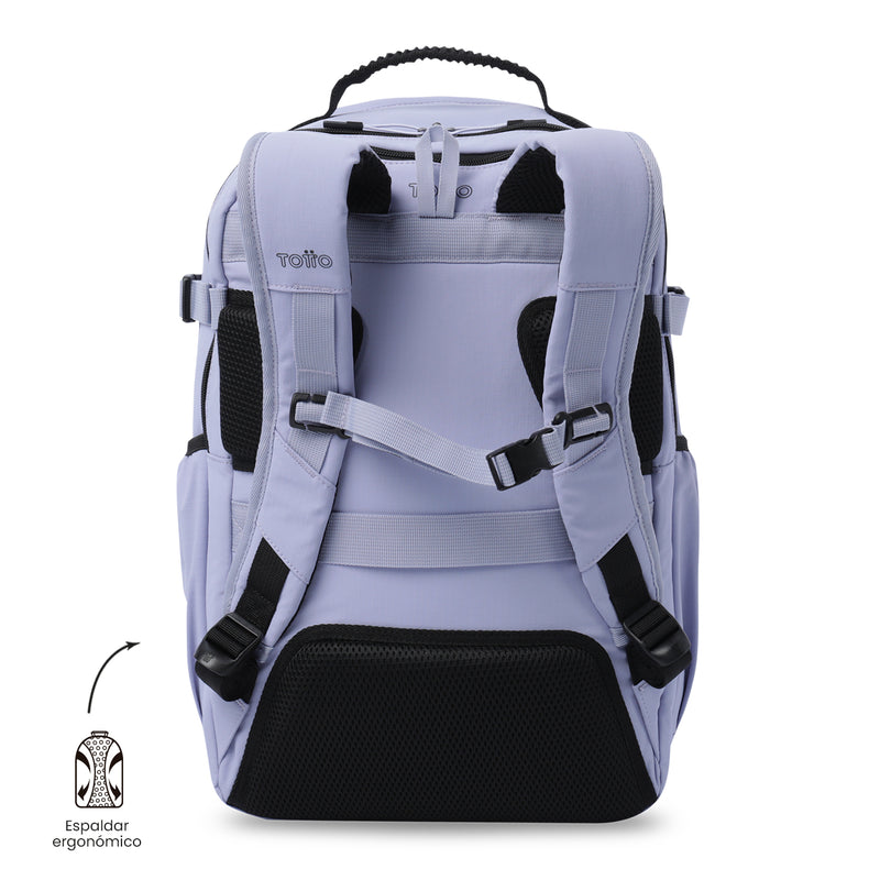 Mochila Universitaria Porta PC 15.4" Spa Morado Mujer