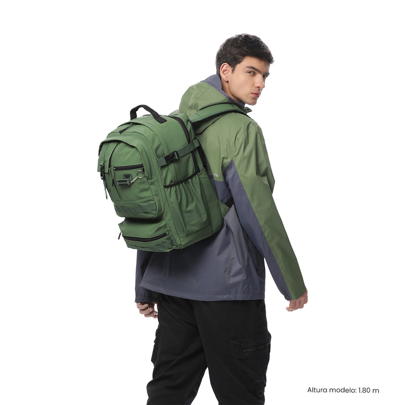 Mochila Universitaria Porta PC 15.4" Spa Verde Hombre