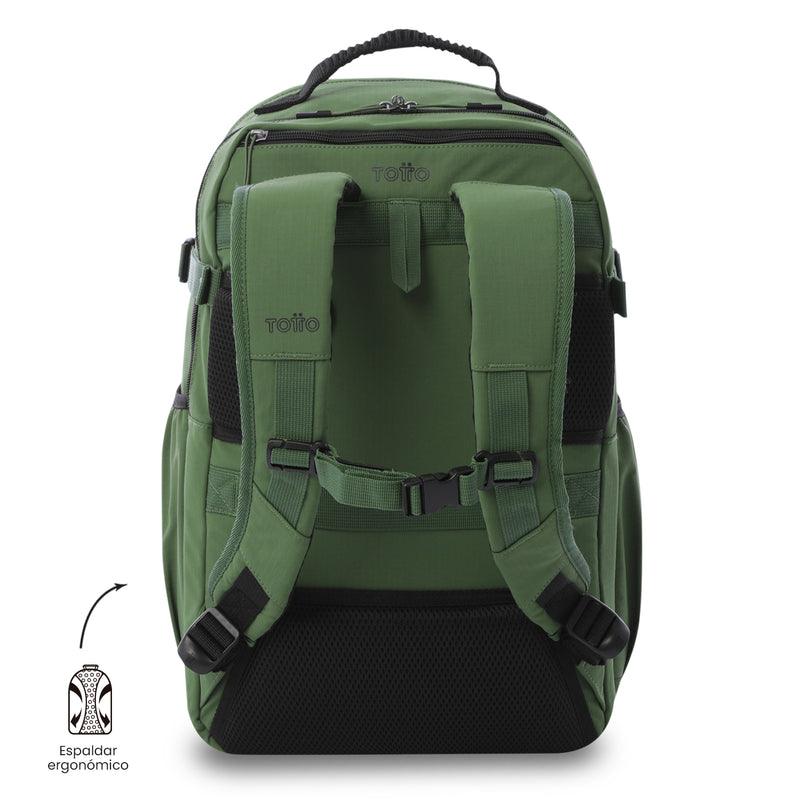 Mochila Universitaria Porta PC 15.4" Spa Verde Hombre