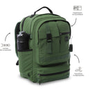 Mochila Universitaria Porta PC 15.4" Spa Verde Hombre
