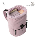 Mochila universitaria Escandinavia Porta Laptop 14" Rosado Mujer