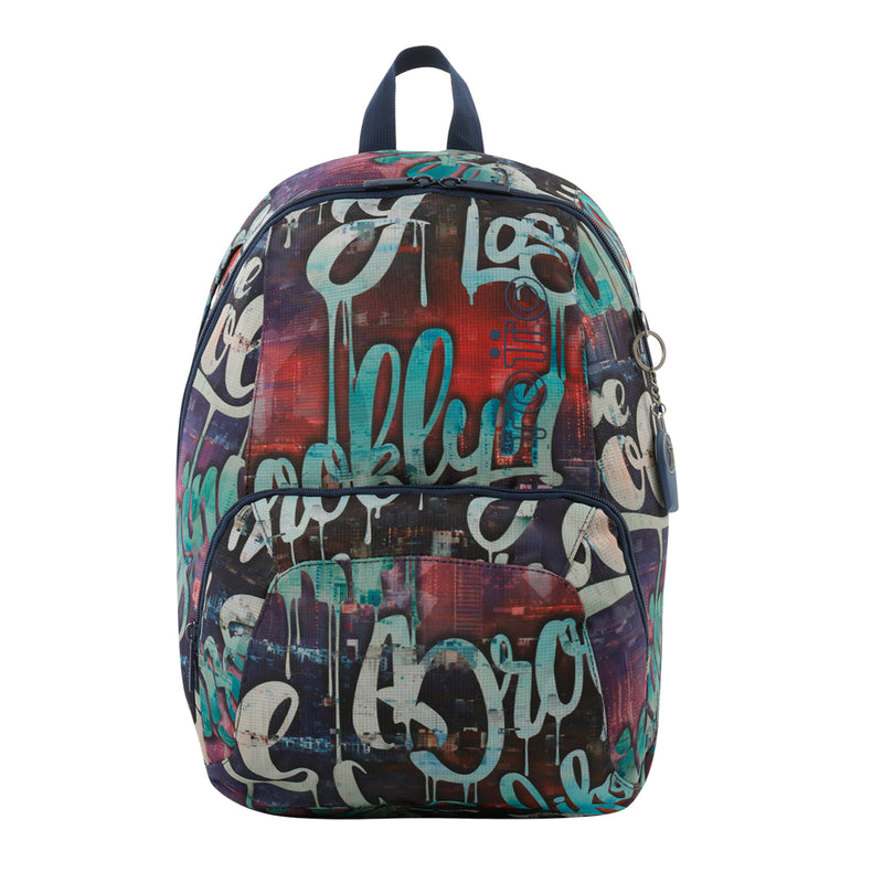 Mochila Universitaria Gammatto Estampada Hombre