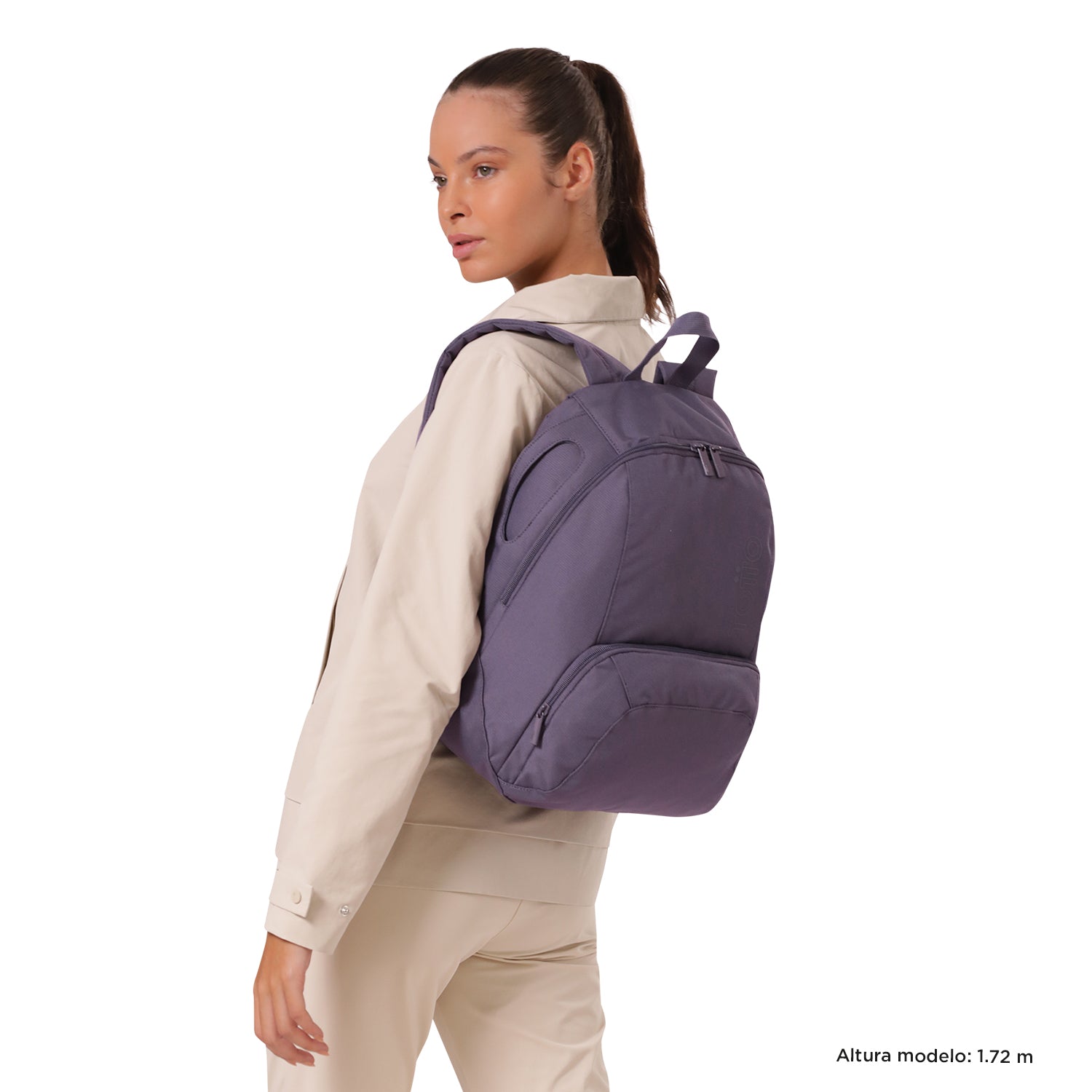 Mochila Universitario Gammatto Morado Mujer