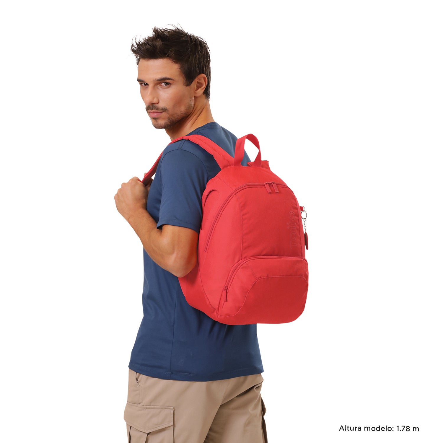 Mochila Universitaria Gammatto Roja Unisex