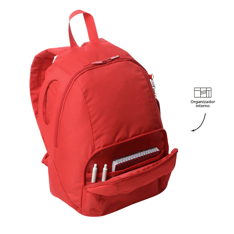 Mochila Universitaria Gammatto Roja Unisex