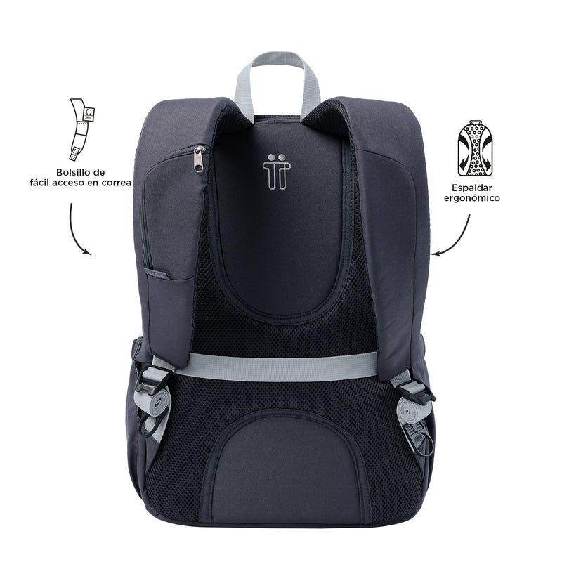 Mochila Ejecutiva Porta PC 14" Goctal 2.0 Gris