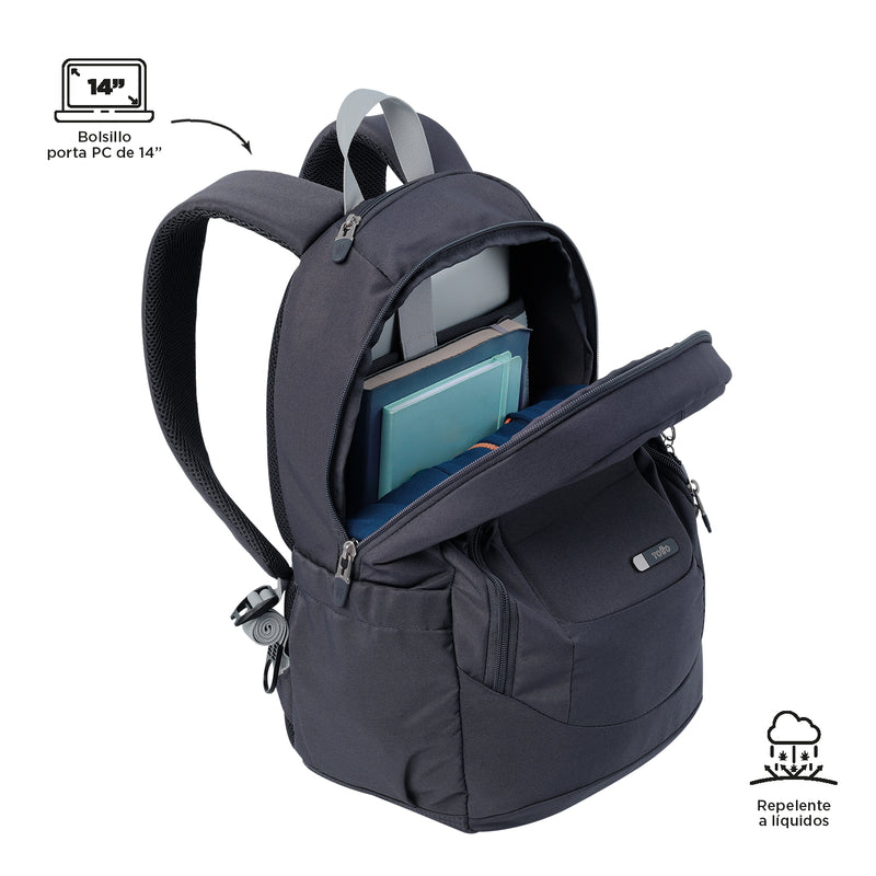 Mochila Ejecutiva Porta PC 14" Goctal 2.0 Gris