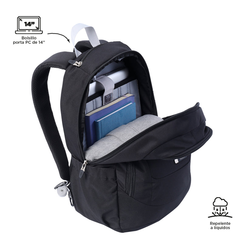 Mochila Ejecutiva Porta PC 14" Goctal 2.0 Negra