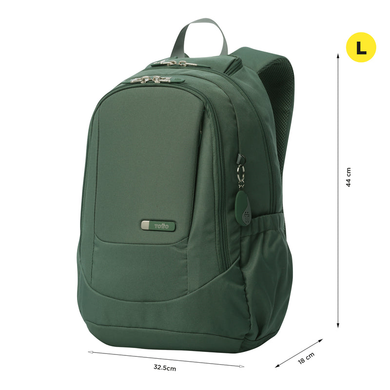 Mochila Universitaria Goctal 2.0 Porta Laptop 14" Verde Hombre