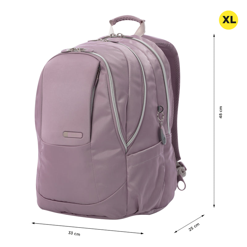 Mochila Universitaria Krimmler Twill 2.0 Porta Laptop 15.4" Rosado