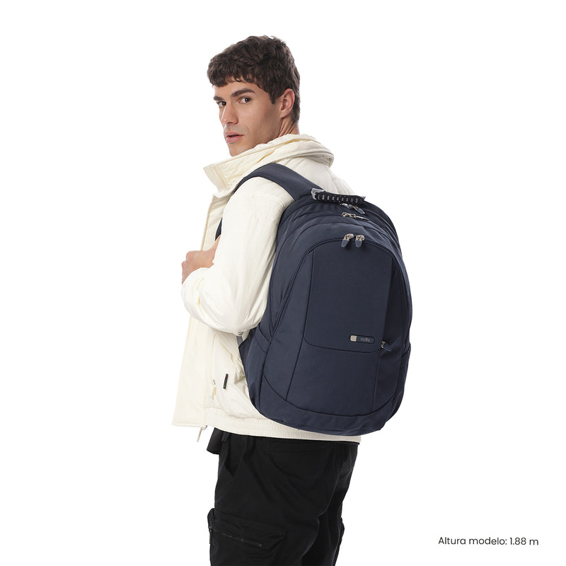 Mochila Universitaria Porta PC 15.4" Krimmler 2.0 Azul Unisex