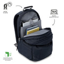 Mochila Universitaria Porta PC 15.4" Krimmler 2.0 Azul Unisex