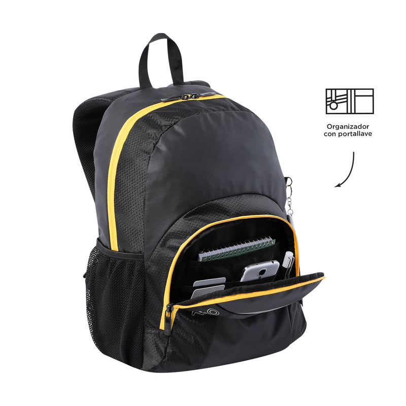 Morral Universitario Porta PC 13" Hierro 2.0 Negro Hombre