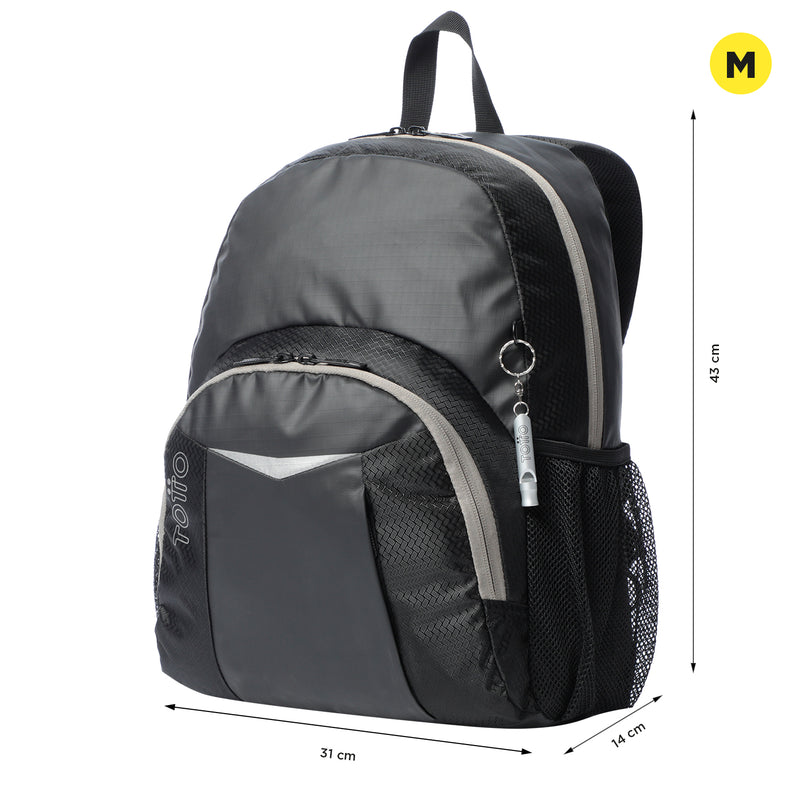 Mochila Juvenil Teck 2.0 Mediana Porta PC 15.4" Negro