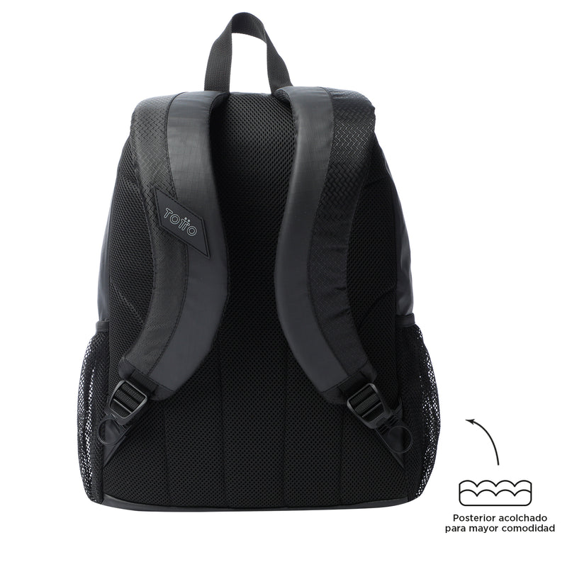 Mochila Juvenil Teck 2.0 Mediana Porta PC 15.4" Negro