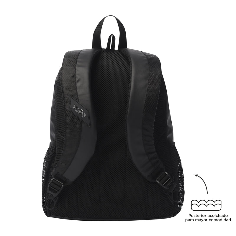 Mochila Universitaria Teck 2.0 Porta PC 13" Negro Hombre