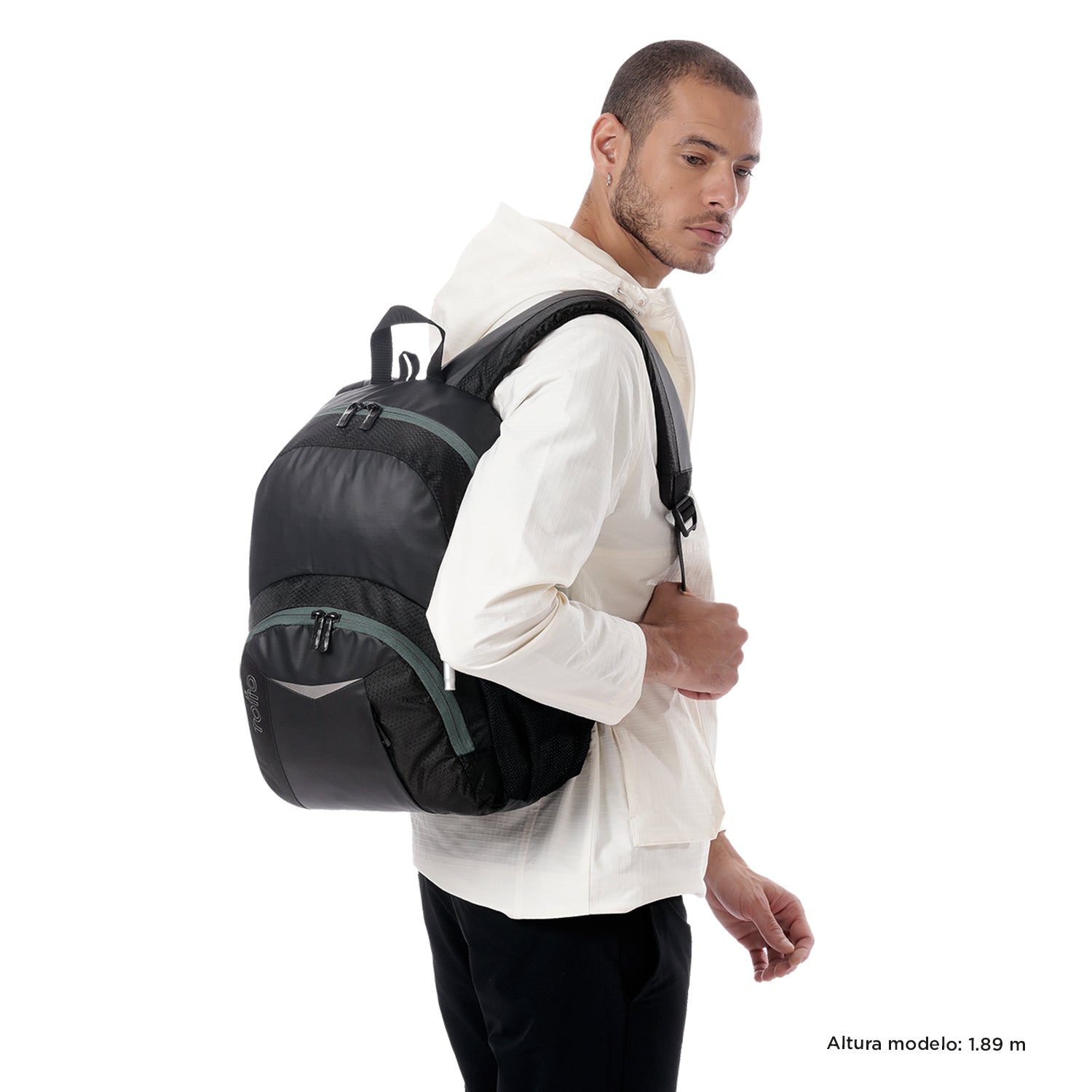 Mochila Universitaria Teck 2.0 Porta Laptop 13" Negro Hombre