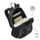 Mochila Universitaria Teck 2.0 Porta Laptop 13" Negro Hombre