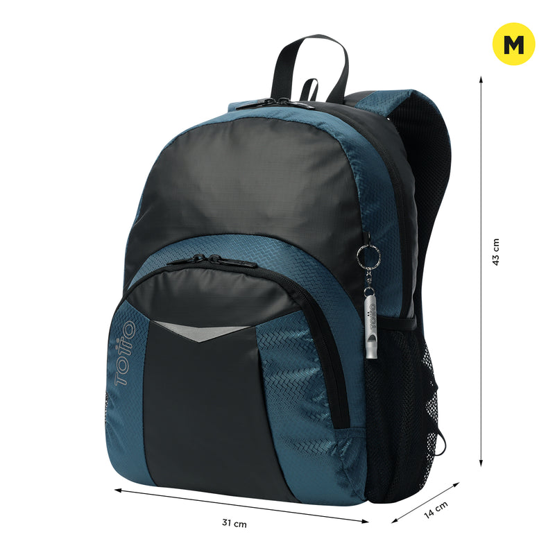 Mochila Universitaria Teck 2.0 Porta PC 13" Negro Hombre