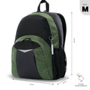 Mochila Universitaria Teck 3.0 Porta PC 13" Verde Hombre