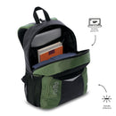 Mochila Universitaria Teck 3.0 Porta PC 13" Verde Hombre