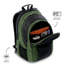 Mochila Universitario Teck 3.0 Porta PC 15.4" Verde Hombre