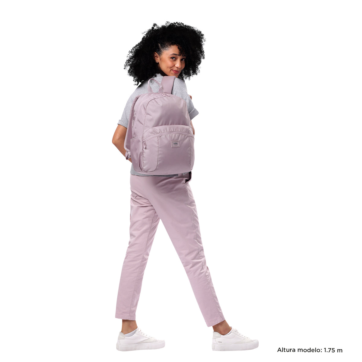 Mochila Universitaria Porta Laptop 14" Trik Rosado Mujer