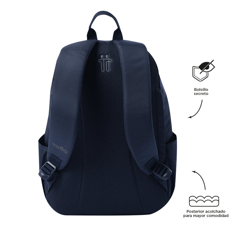 Mochila Universitaria Porta PC 14" Trik Azul Unisex