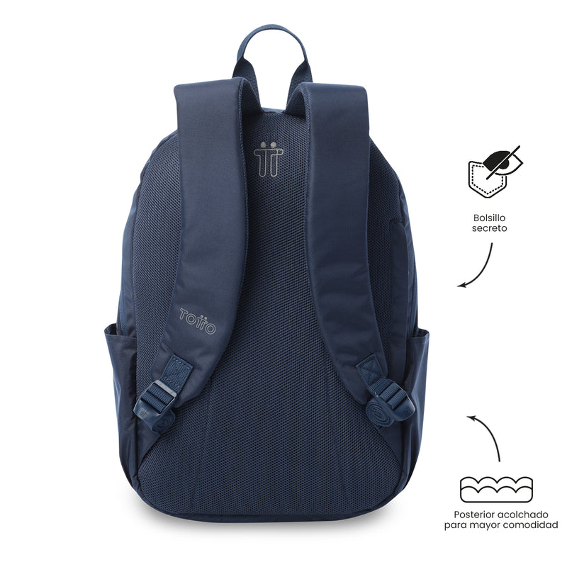 Mochila Universitaria Porta PC 14" Trik Azul Unisex