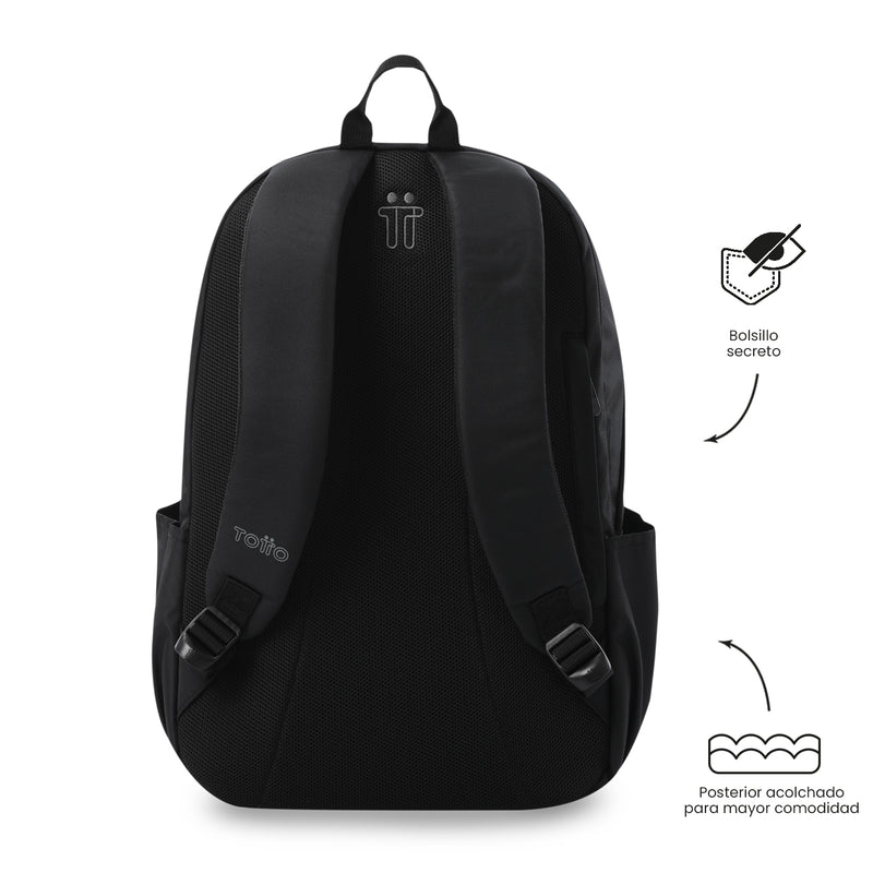 Mochila Universitaria Porta PC 15.4" Trik Negro Unisex