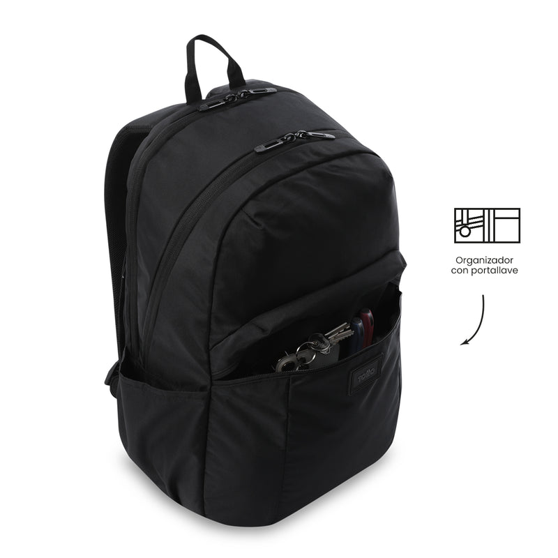 Mochila Universitaria Porta PC 15.4" Trik Negro Unisex