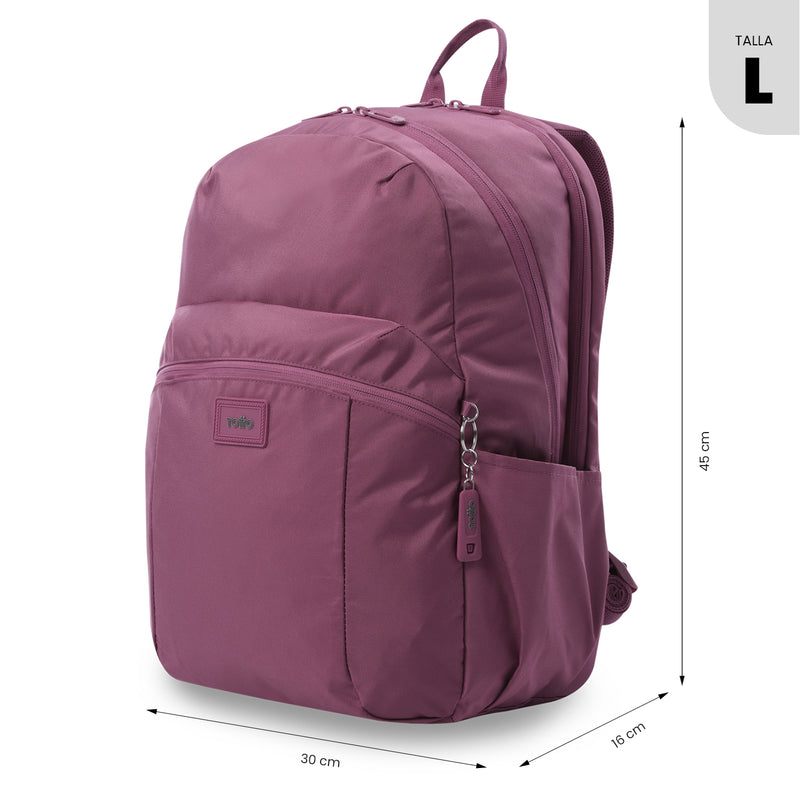 Mochila Universitaria Porta PC 15.4" Trik Rosado Mujer