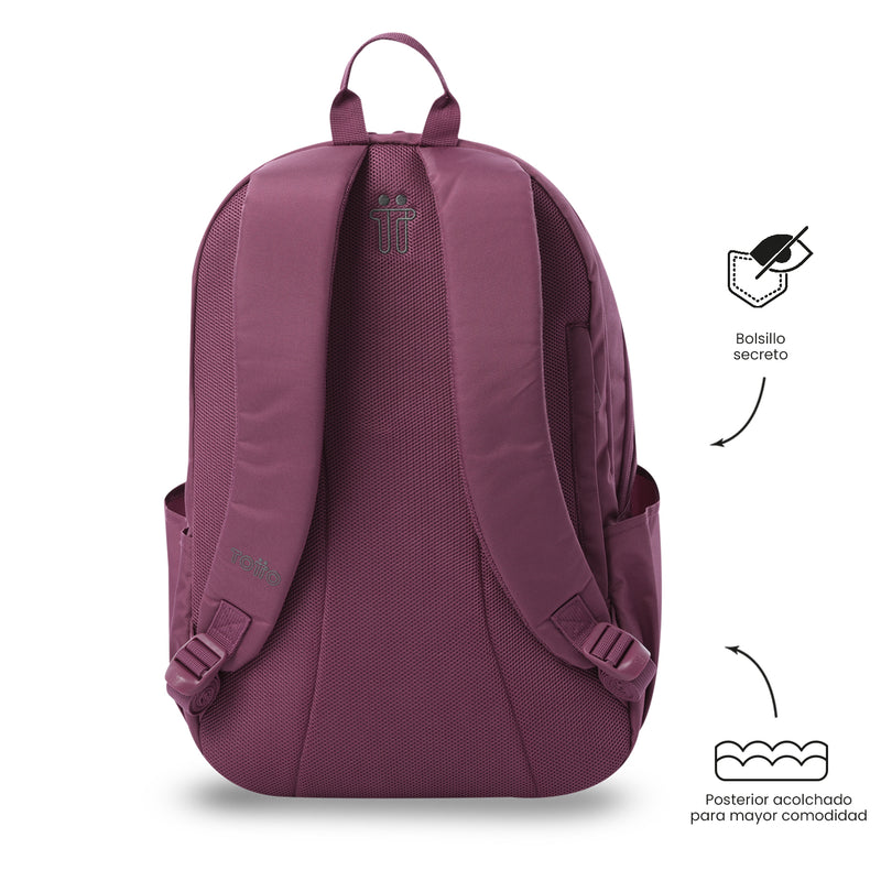 Mochila Universitaria Porta PC 15.4" Trik Rosado Mujer