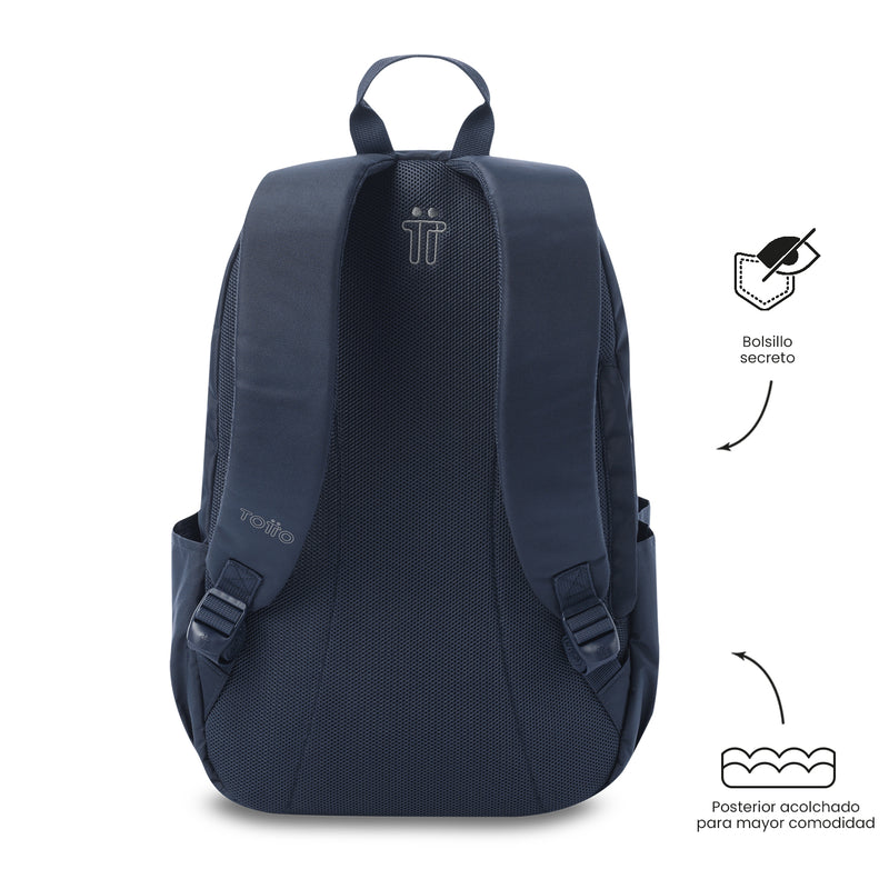Mochila Universitaria Porta PC 15.4" Trik Grande Azul Unisex