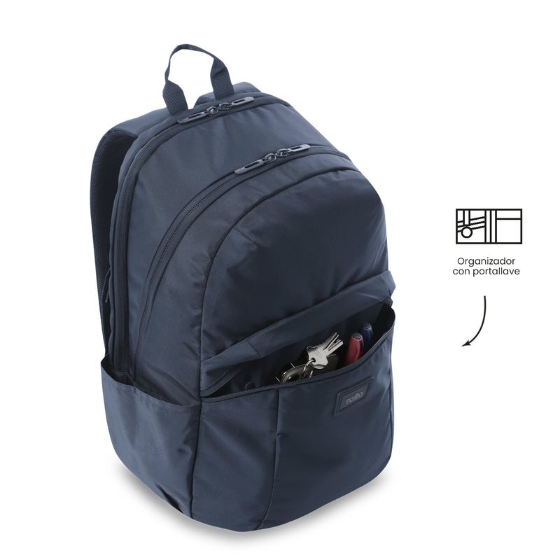 Mochila Universitaria Porta PC 15.4" Trik Grande Azul Unisex