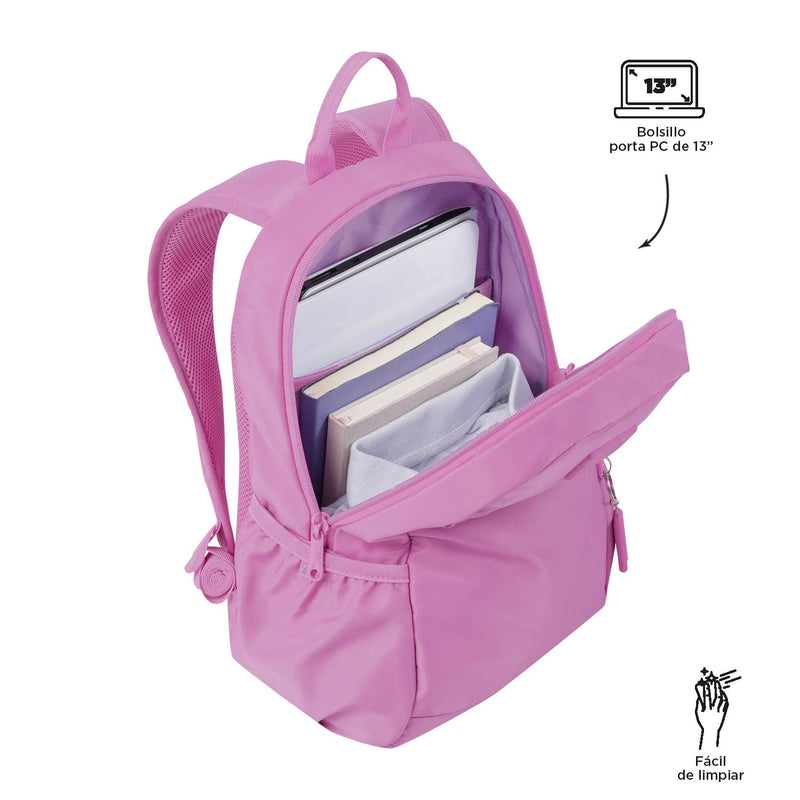 Mochila Tracer 1 Ecofriendly con porta laptop - color: Rosado