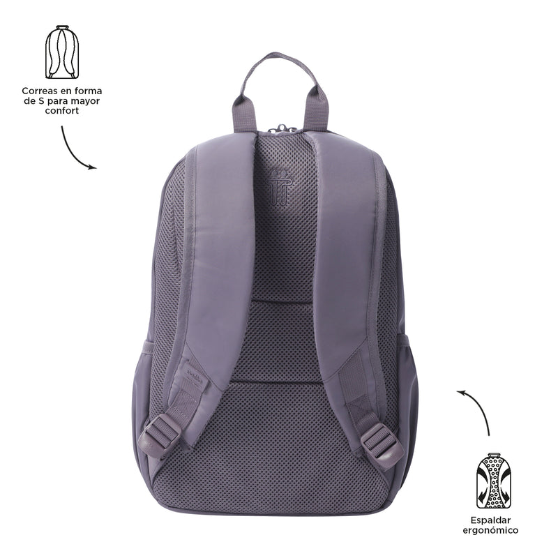 Mochila Universitaria Porta PC 13" Tracer 1 Morada Mujer